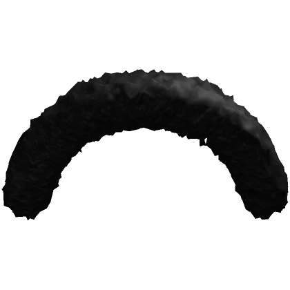 Black Fur Headband