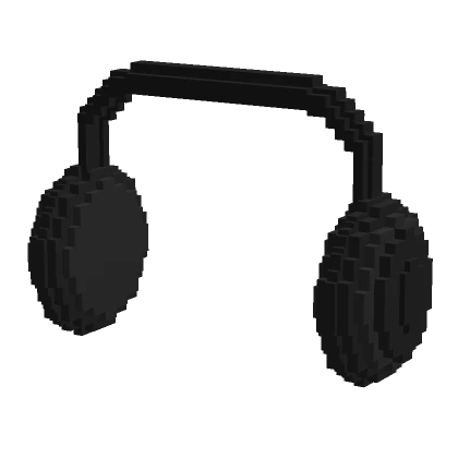 Black 8bit Headphones