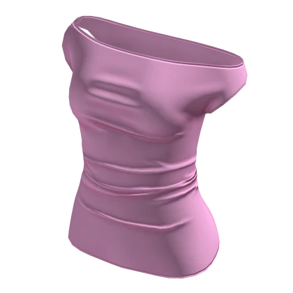 y2k ☆ off-shoulders baby pink shirt