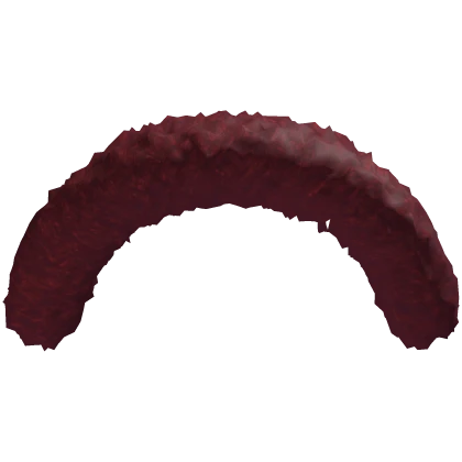Garnet Red Fur Headband