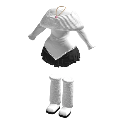 White Good Girl Kawaii Outfit
