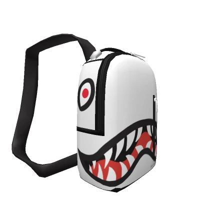 White SprayGround Bookbag