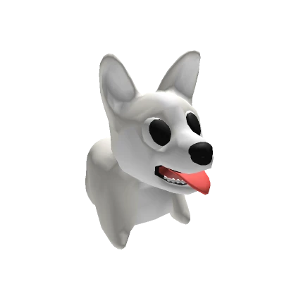 White Plushie Dog