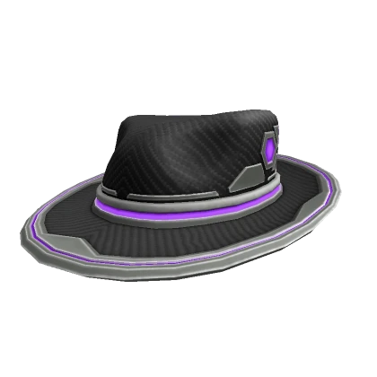 Purple Futuristic Fedora