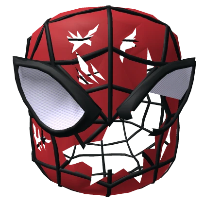 Battle Damage Spider Mask Man