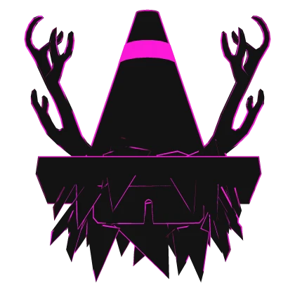 Cartoony Red Cone Hair ✨