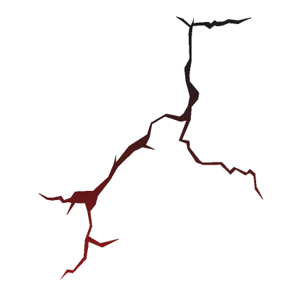 Fade Face Crack - Red