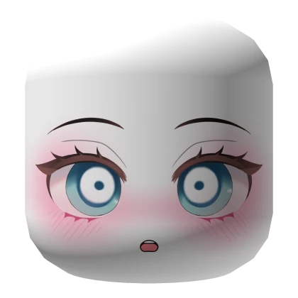 stocking anarchy blue anime face mask surprised