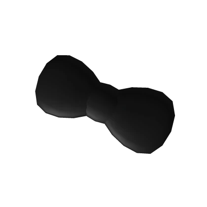 y2k black mini hk bow clip