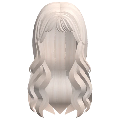 long flowy wavy preppy hair in blonde