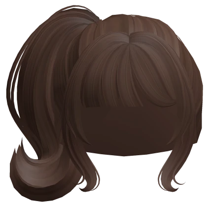 Gyaru Side Ponytail in Brown