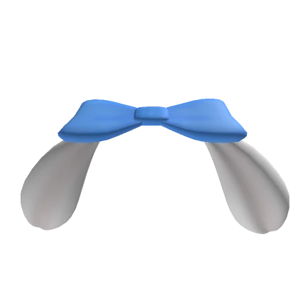 Blue Ribbon Bunny Headband