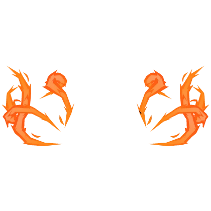 Orange Fire Strokes Aura Top