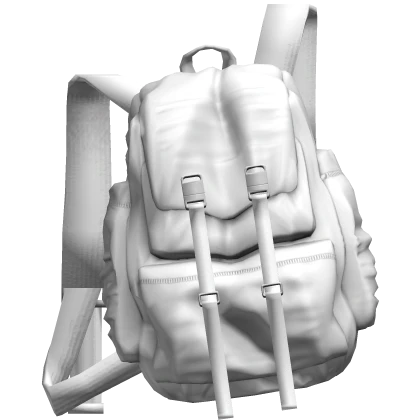 Off Shoulder Backpack White