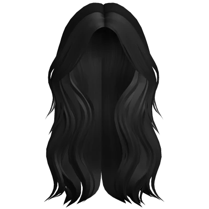 Iconic Flowy Hair (Black)