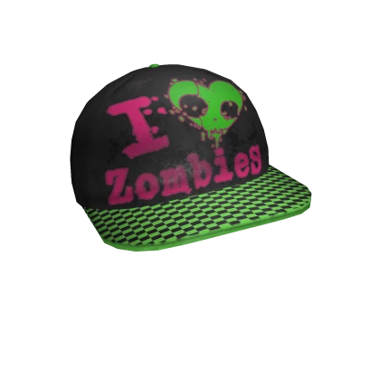 Zombie Scene Hat (backwards)