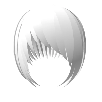 white side parted bob