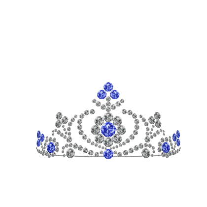 Royal Blue Princess Tiara