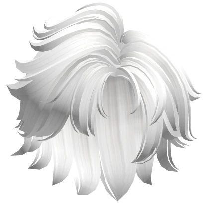 Anime Fluffy Future Cyber Punk Hair (White)