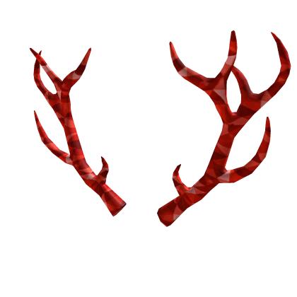 Red Sparkle Time Antlers