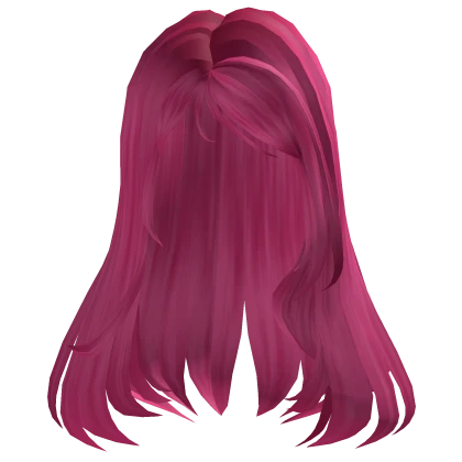 Hot Pink Angelic Y2K Long Hair