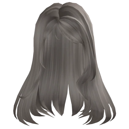 Silver Wavy Angelic Long Y2K Hair