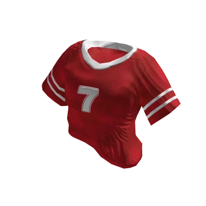 Red Cropped Jersey