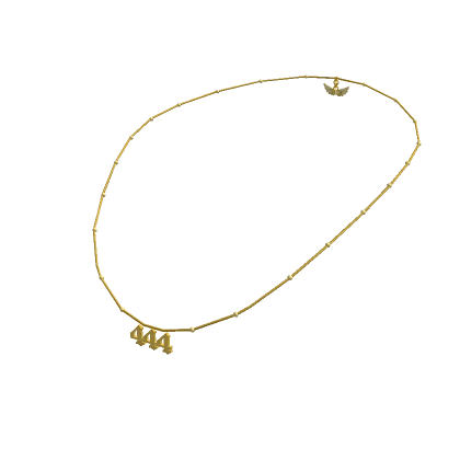 Gold Angel Number Necklace