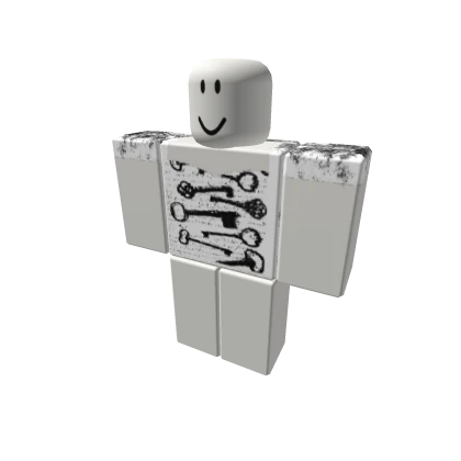 y2k white graphics shirt