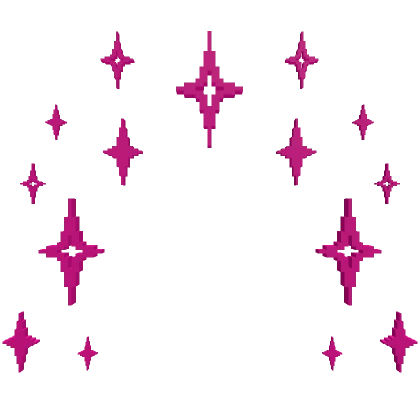 Hot Pink Pixel Sparkle Confetti