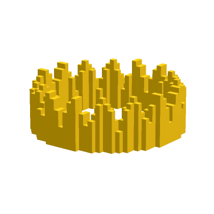 Golden 8-Bit Crown