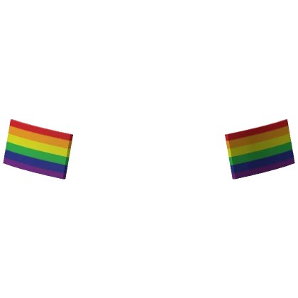 Pride Flag Face Stickers 🏳️‍🌈 [Upper]