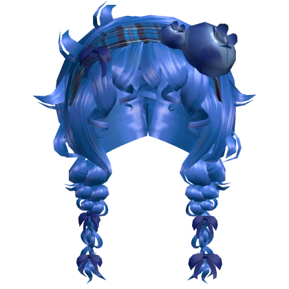 Hiko's Igari style low braids [ Blueberry🫐]