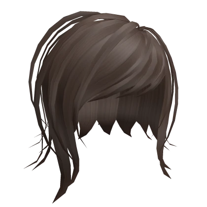 ˗ˏˋBrown Short 2000s Twee Nerdy Side Bangsˎˊ˗