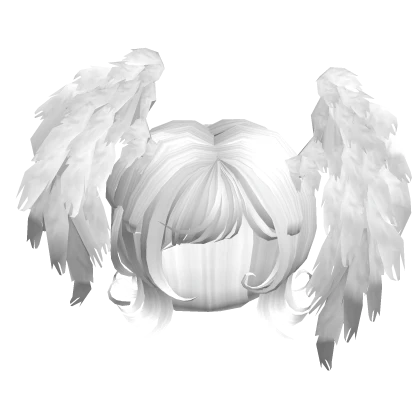 Angelic feathered Wolf Cut [White]