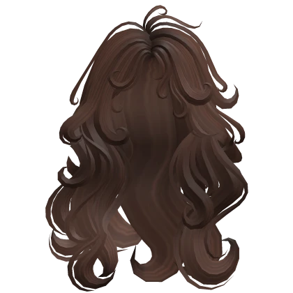 Long Swirly Curly Messy Fairy Hair (Brown)