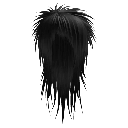 Grey Long Vkei Scene Emo Hair