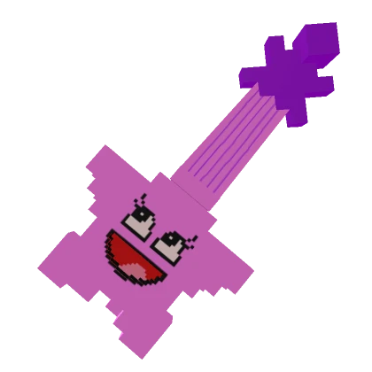 Pink Epic Guitar 8-Bit