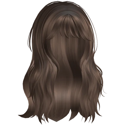 ♡ Wavy Long Butterfly Cut (Brown)