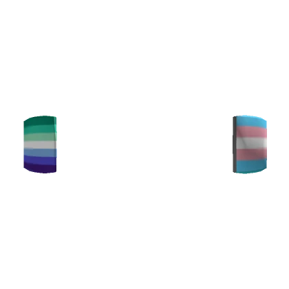 Trans-MLM Pride flag stickers