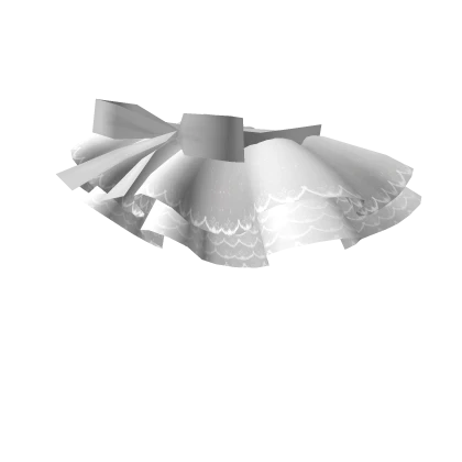 White Mini Ruffled Skirt Ballet