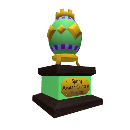 Spring 2023 Avatar Contest Finalist Trophy