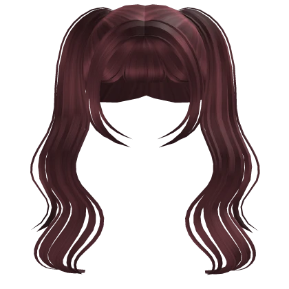 Red Wavy Pigtails
