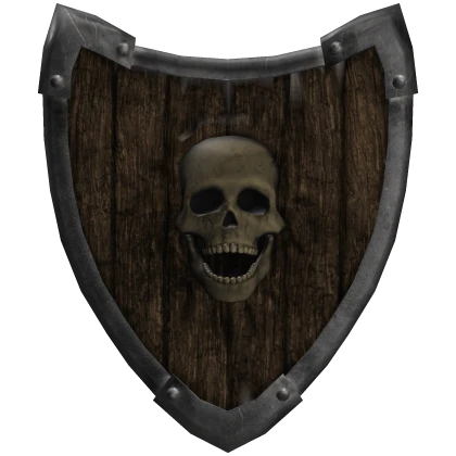 Medieval Skull Shield (left)