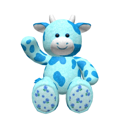 Build-A-Bear Blueberry Cow