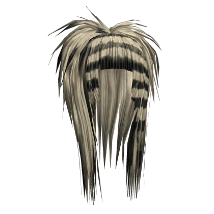 Scene Straight Bang Hime Cut (Blonde/Black)