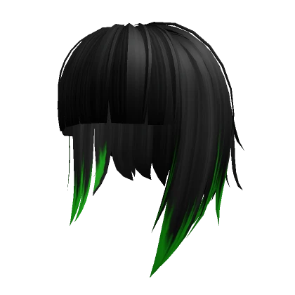 Emo Hair [Green Highlights]