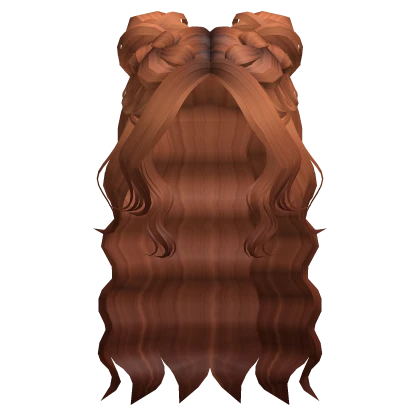 Preppy Braided Buns Hair (Ginger)
