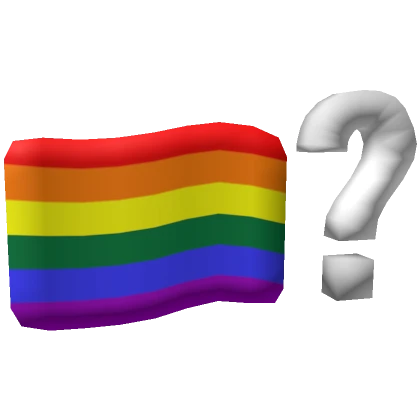 Pride Flag Question Mark