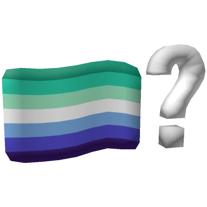 Gay Pride Flag Question Mark